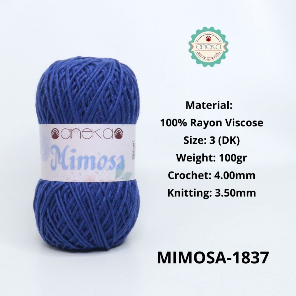 KATALOG - Benang Rajut Mimosa Rayon Viscose / Crochet Knitting Yarn