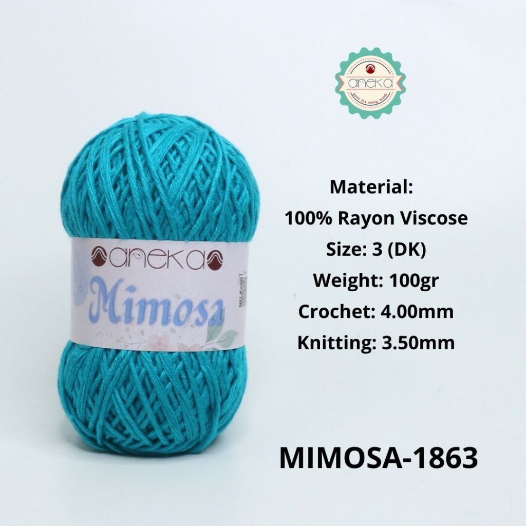 KATALOG - Benang Rajut Mimosa Rayon Viscose / Crochet Knitting Yarn