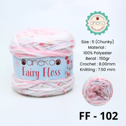 KATALOG - Benang Rajut Fairy Floss / Bintik Spotty Crochet Yarn