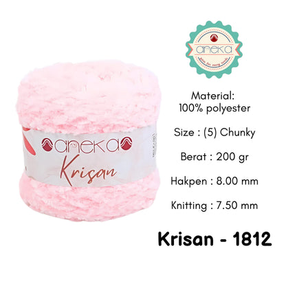 KATALOG - Benang Rajut Krisan / Soft Smooth Chenille Velvet Crochet Knitting Yarn