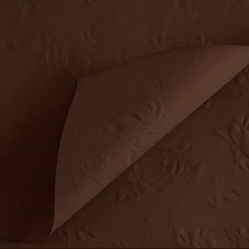 ANEKA - [ LEMBARAN ] Kertas Cellophane Buket Bunga [ Mawar Timbul 3D ] Flower Wrapping Paper Celophane