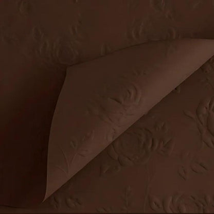ANEKA - [ LEMBARAN ] Kertas Cellophane Buket Bunga [ Mawar Timbul 3D ] Flower Wrapping Paper Celophane