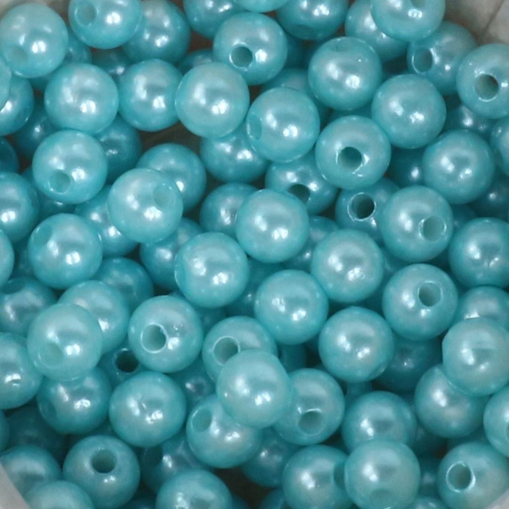 ANEKA - [15 Gram - 4mm] Mote Ringan Resin / Mutsin / Mutiara Sintetis / Manik / Beads DIY