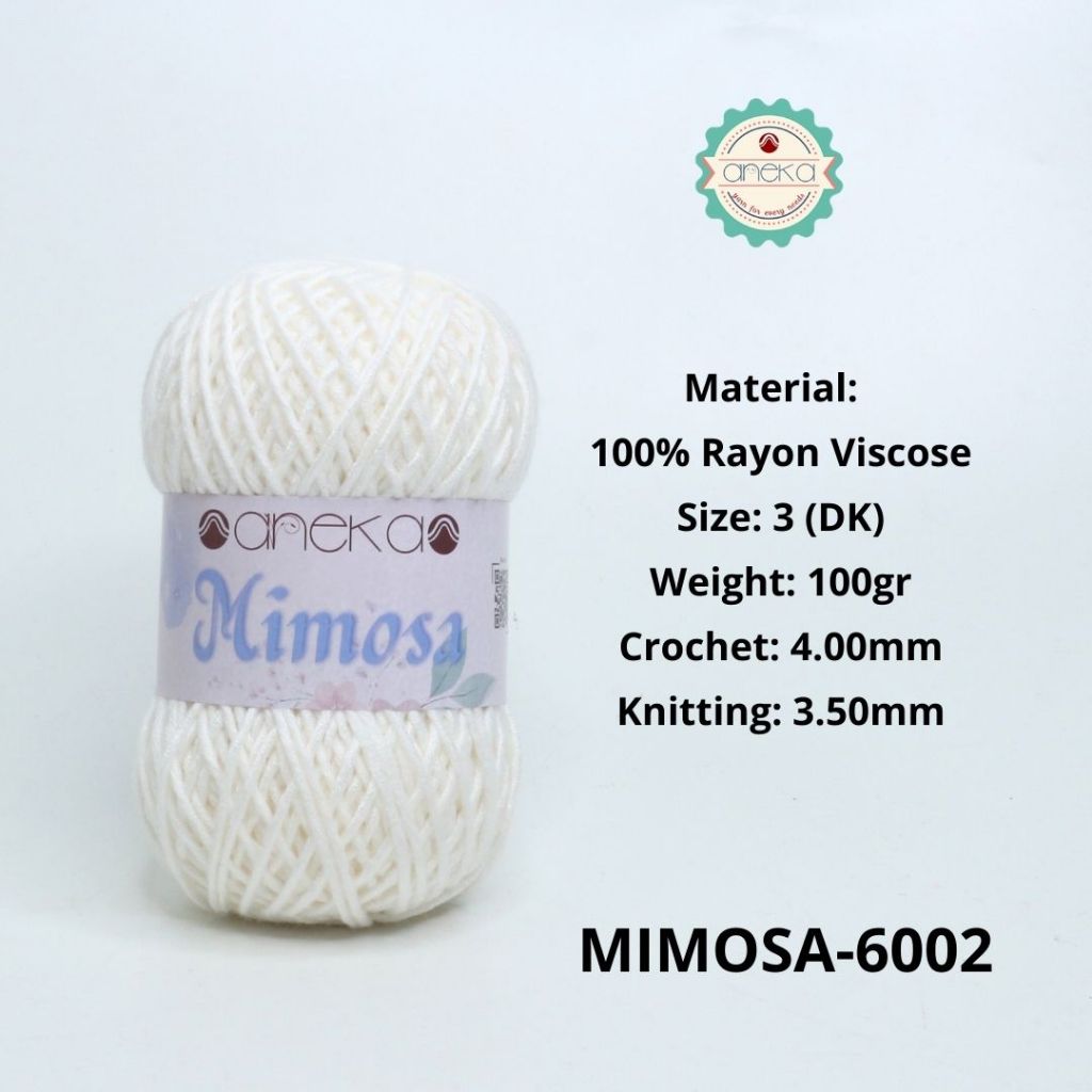 KATALOG - Benang Rajut Mimosa Rayon Viscose / Crochet Knitting Yarn