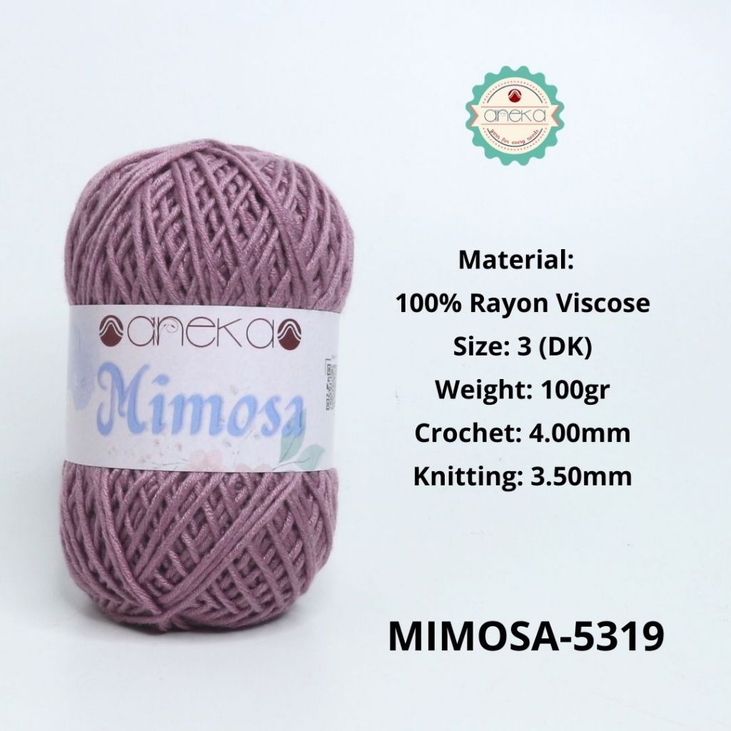 KATALOG - Benang Rajut Mimosa Rayon Viscose / Crochet Knitting Yarn