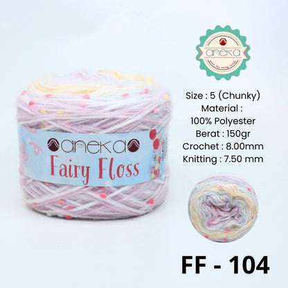 KATALOG - Benang Rajut Fairy Floss / Bintik Spotty Crochet Yarn