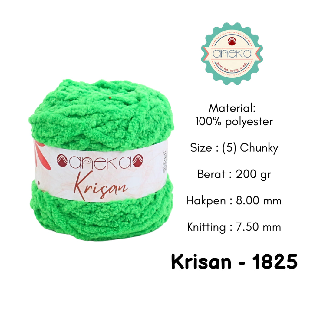 KATALOG - Benang Rajut Krisan / Soft Smooth Chenille Velvet Crochet Knitting Yarn