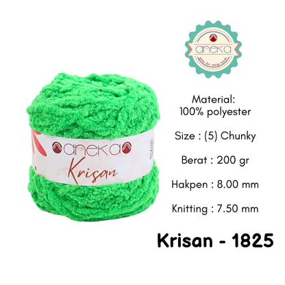 KATALOG - Benang Rajut Krisan / Soft Smooth Chenille Velvet Crochet Knitting Yarn