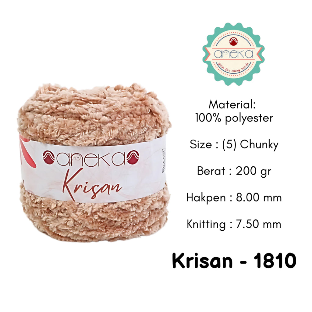 KATALOG - Benang Rajut Krisan / Soft Smooth Chenille Velvet Crochet Knitting Yarn