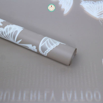 AnekaBenang - [ PACK ] Kertas Cellophane Buket Bunga [ Kupu-Kupu ] Flower Wrapping Paper Celophane