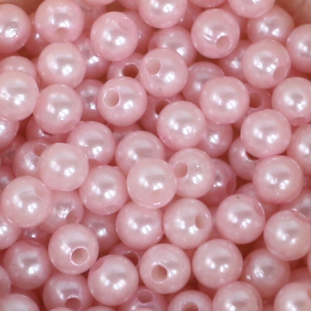 ANEKA - [15 Gram - 6mm] Mote Ringan Resin / Mutsin / Mutiara Sintetis / Manik / Beads DIY