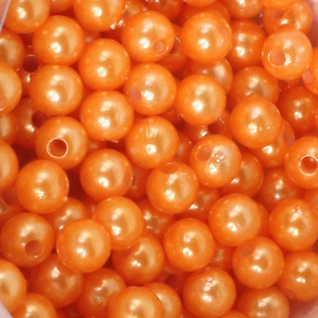 ANEKA - [450 Gram / 1 Pon - 8mm] Mote Ringan Resin / Mutsin / Mutiara Sintetis / Manik / Beads DIY