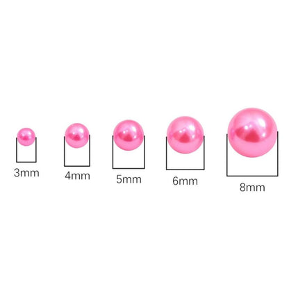 ANEKA - [15 Gram - 4mm] Mote Ringan Resin / Mutsin / Mutiara Sintetis / Manik / Beads DIY