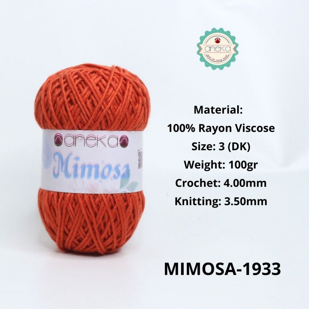 KATALOG - Benang Rajut Mimosa Rayon Viscose / Crochet Knitting Yarn