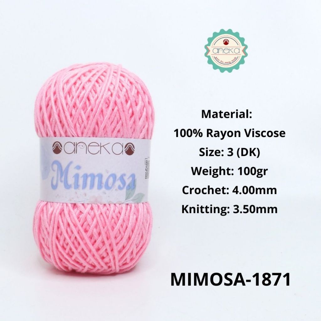 KATALOG - Benang Rajut Mimosa Rayon Viscose / Crochet Knitting Yarn