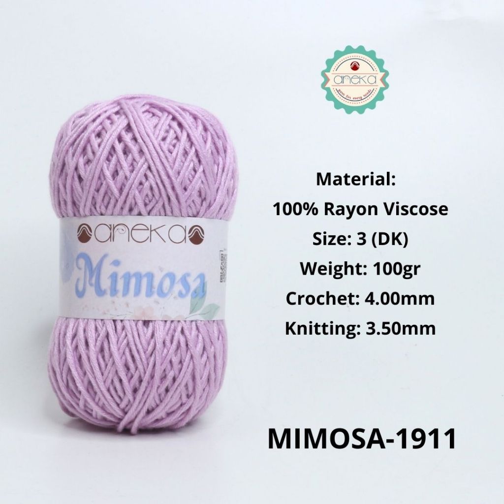 KATALOG - Benang Rajut Mimosa Rayon Viscose / Crochet Knitting Yarn