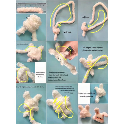 KATALOG - Kawat Bulu Poppy Tebal Premium / Boneka Kawat / Plush Twisting Rod Wool Thread Toys / Wire Twisting Sticks Strip DIY