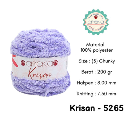 KATALOG - Benang Rajut Krisan / Soft Smooth Chenille Velvet Crochet Knitting Yarn