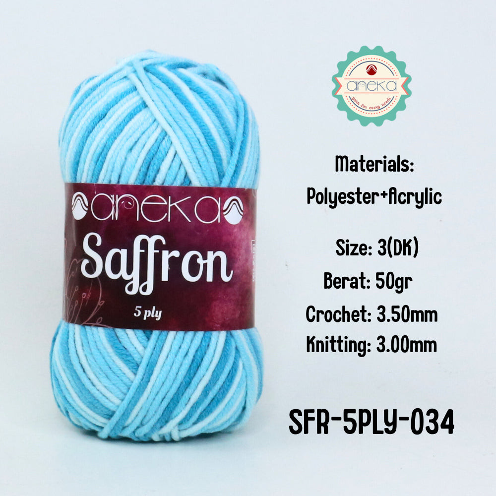 KATALOG - Benang Rajut Saffron 5 Ply Sembur / Crochet Knitting Yarn Mix Colors - Part 3