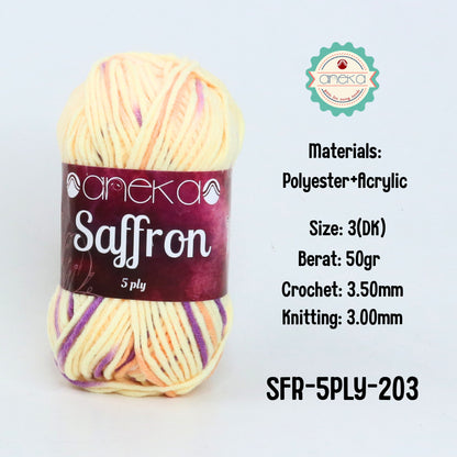 KATALOG - Benang Rajut Saffron 5 Ply Sembur / Crochet Knitting Yarn Mix Colors - Part 3