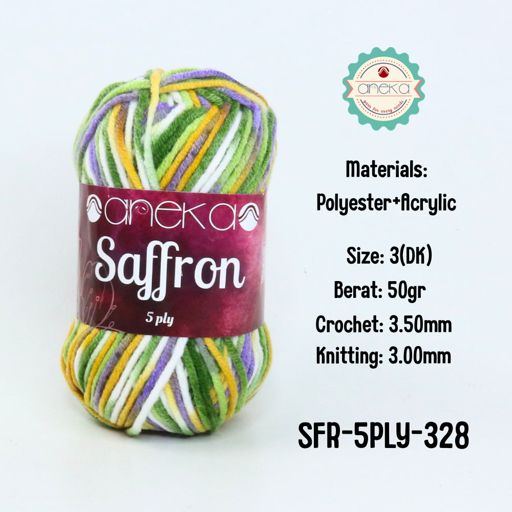 KATALOG - Benang Rajut Saffron 5 Ply Sembur / Crochet Knitting Yarn Mix Colors - Part 3