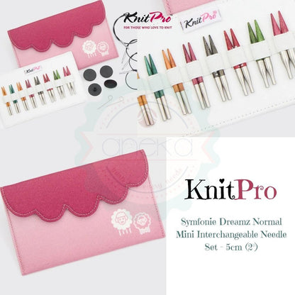 KnitPro - Symfonie Dreamz Mini Knitting Interchangeable Needle Set - 5cm (2")