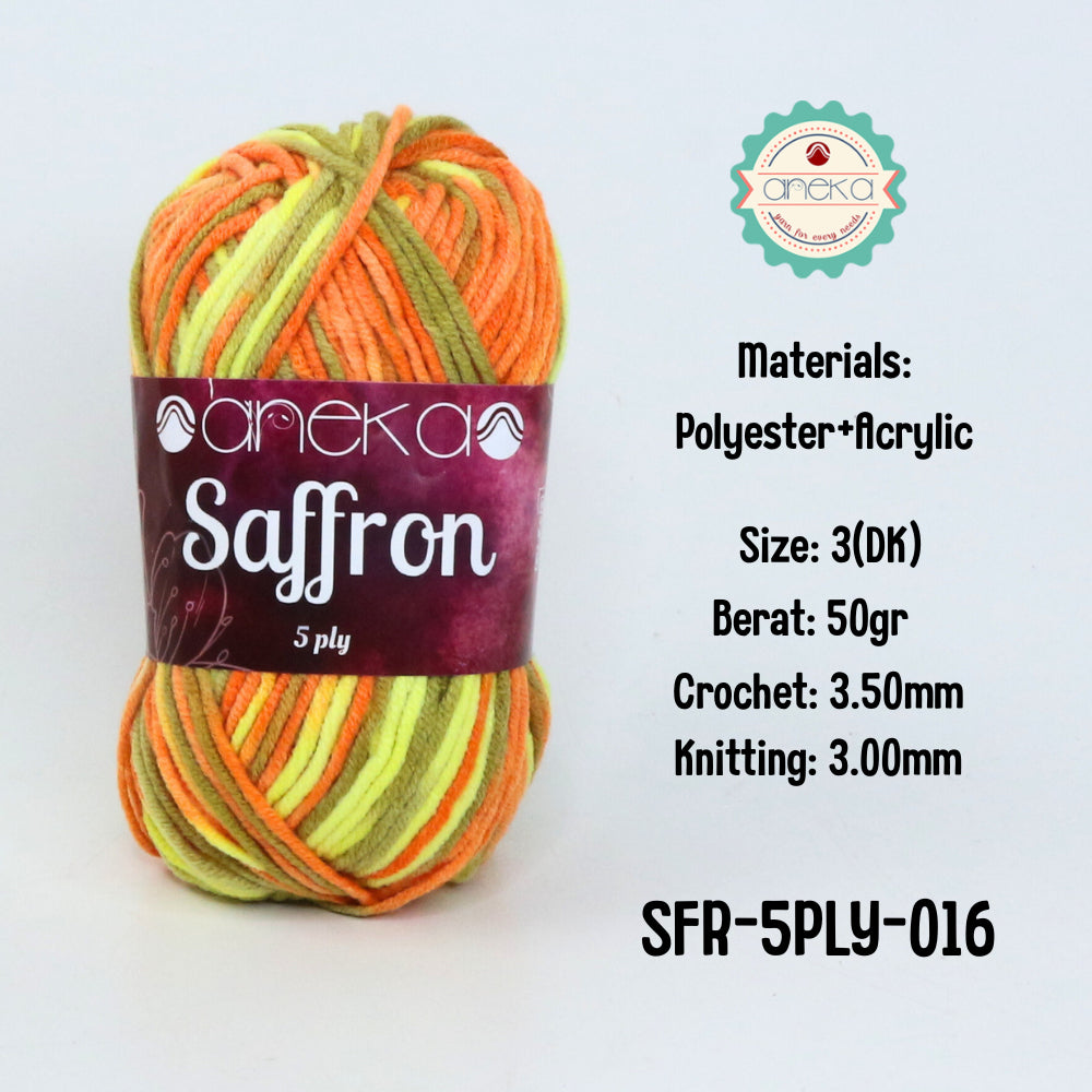KATALOG - Benang Rajut Saffron 5 Ply Sembur / Crochet Knitting Yarn Mix Colors - Part 3