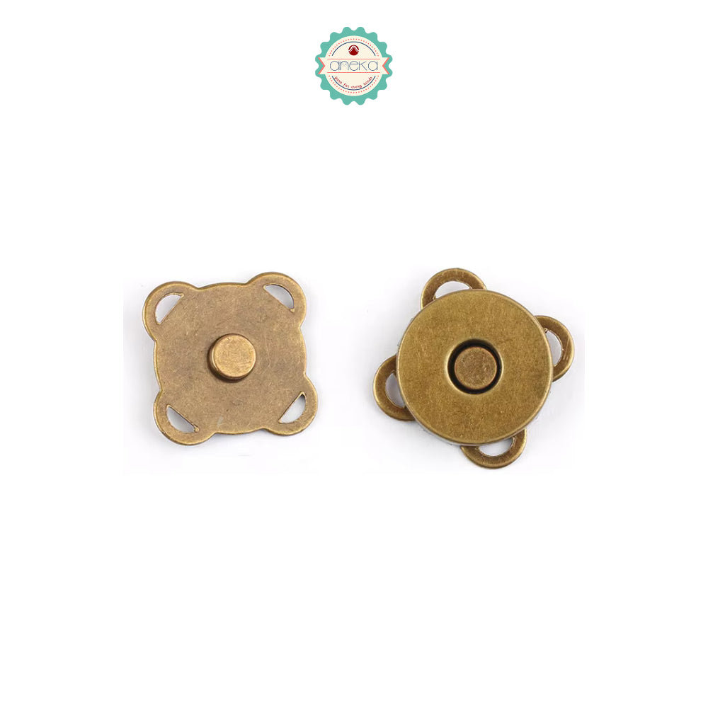 ANEKA - [2PCS] Kancing Magnet Tas Jahit Premium / Button Sew On Magnetic