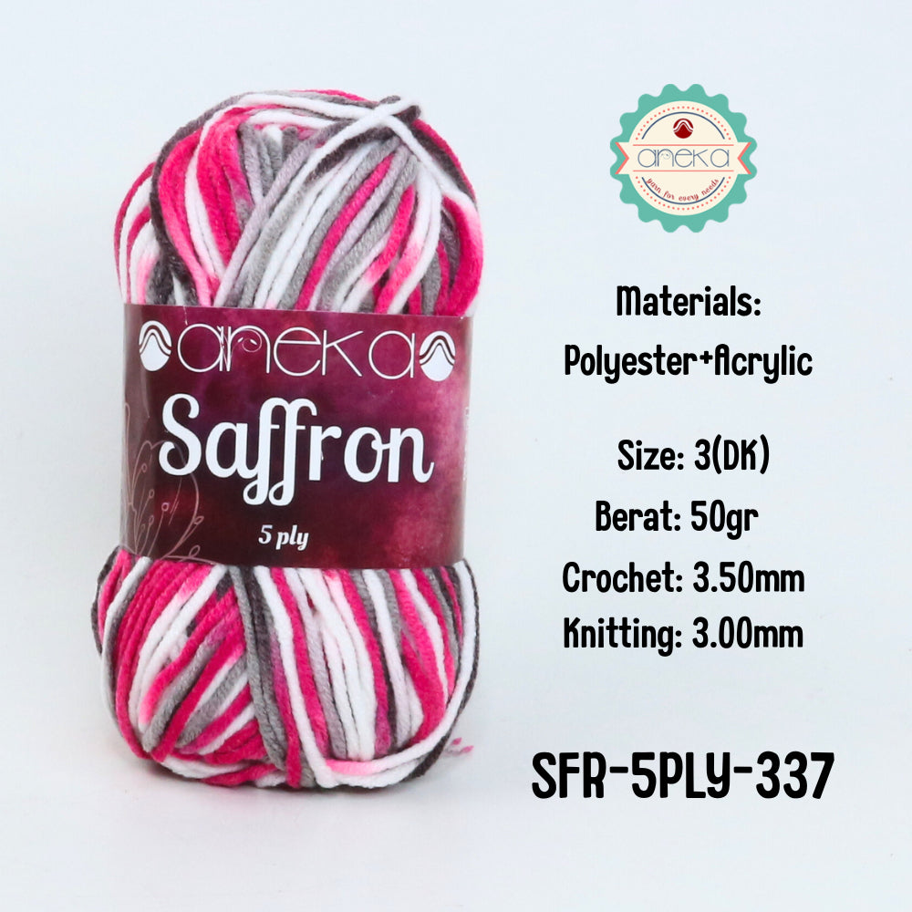 KATALOG - Benang Rajut Saffron 5 Ply Sembur / Crochet Knitting Yarn Mix Colors - Part 3