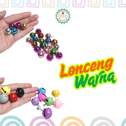 ANEKA - [5PCS] Lonceng UFO Warna / Lonceng Kuningan / Kerincingan / Kelintingan Warna Warni