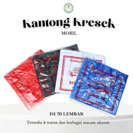 ANEKA - Kantong kresek/Plastik Merk MOBIL Isi 70 Lembar