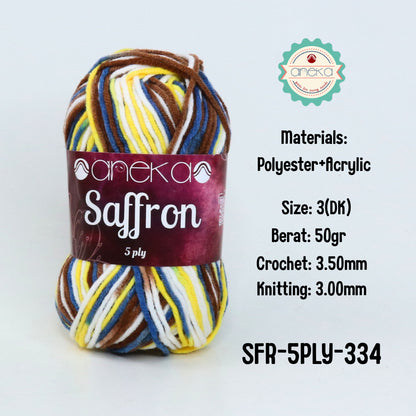 KATALOG - Benang Rajut Saffron 5 Ply Sembur / Crochet Knitting Yarn Mix Colors - Part 3