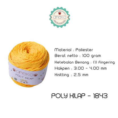 CATALOG - PREMIUM Polyester Knitting Yarn / Polyester / Poly Poly Luster Color PART 2