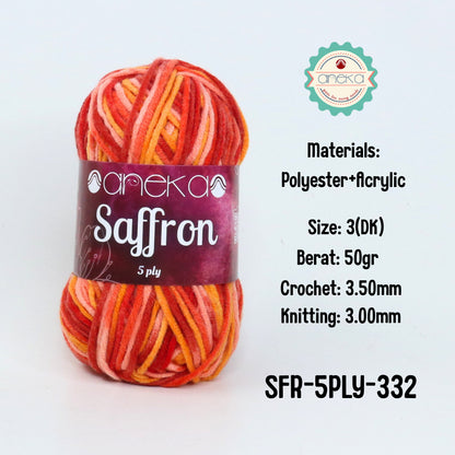 KATALOG - Benang Rajut Saffron 5 Ply Sembur / Crochet Knitting Yarn Mix Colors - Part 3