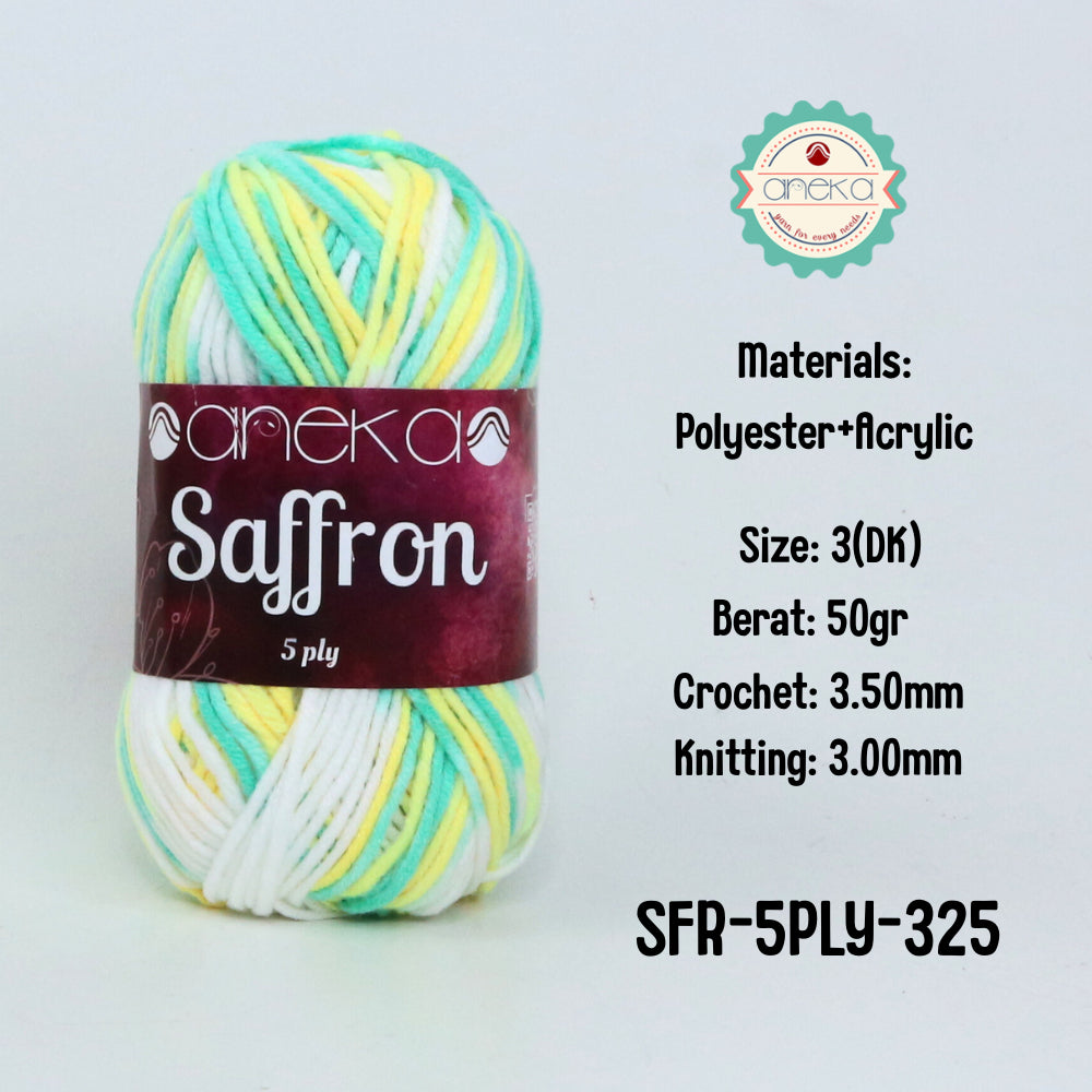 KATALOG - Benang Rajut Saffron 5 Ply Sembur / Crochet Knitting Yarn Mix Colors - Part 3