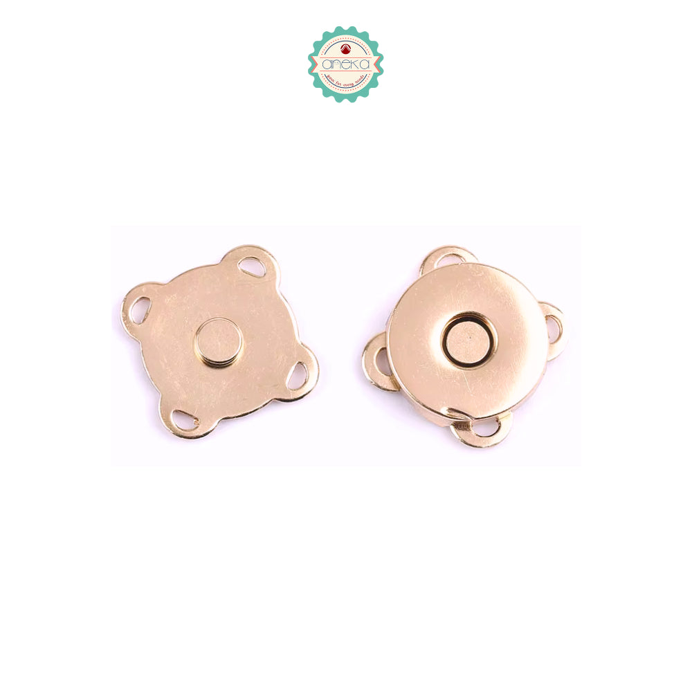 ANEKA - [2PCS] Kancing Magnet Tas Jahit Premium / Button Sew On Magnetic