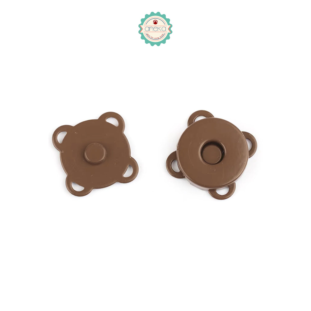 ANEKA - [2PCS] Kancing Magnet Tas Jahit Premium / Button Sew On Magnetic