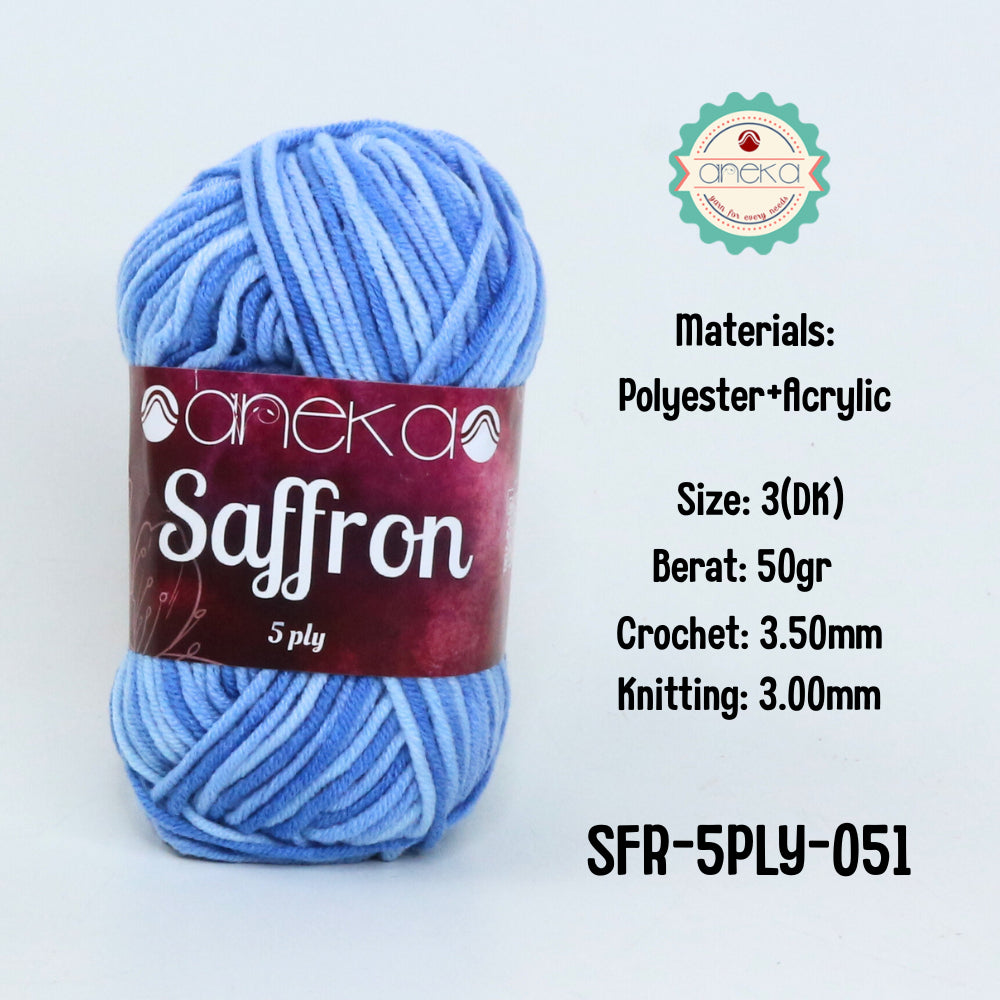 KATALOG - Benang Rajut Saffron 5 Ply Sembur / Crochet Knitting Yarn Mix Colors - Part 3