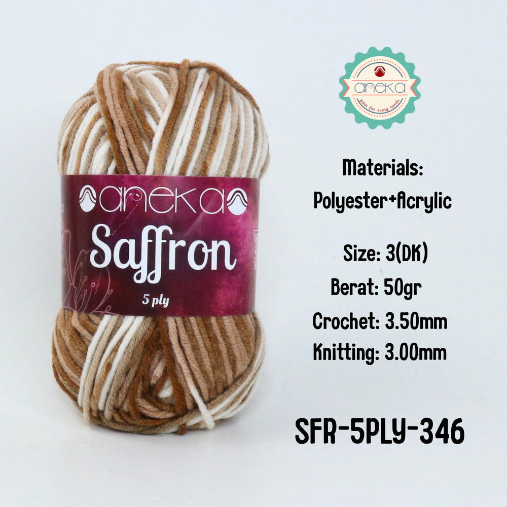 KATALOG - Benang Rajut Saffron 5 Ply Sembur / Crochet Knitting Yarn Mix Colors - Part 3