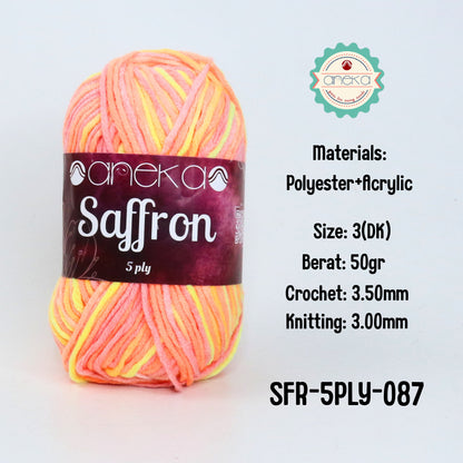 KATALOG - Benang Rajut Saffron 5 Ply Sembur / Crochet Knitting Yarn Mix Colors - Part 3