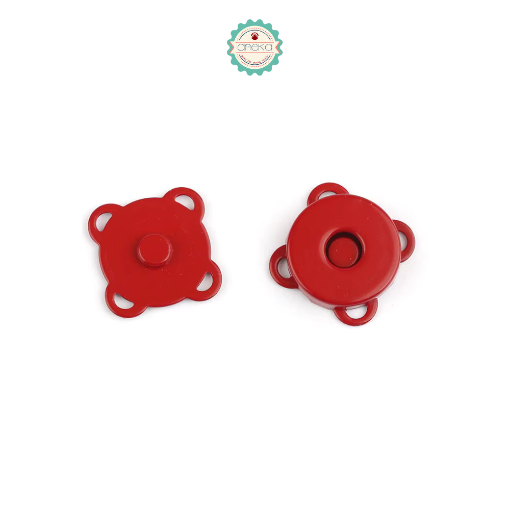 ANEKA - [2PCS] Kancing Magnet Tas Jahit Premium / Button Sew On Magnetic