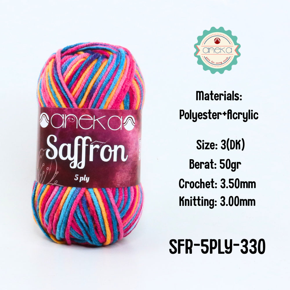 KATALOG - Benang Rajut Saffron 5 Ply Sembur / Crochet Knitting Yarn Mix Colors - Part 3
