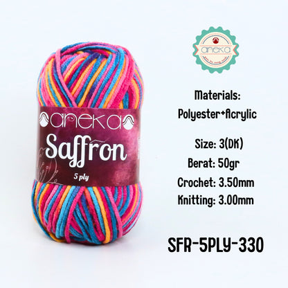 KATALOG - Benang Rajut Saffron 5 Ply Sembur / Crochet Knitting Yarn Mix Colors - Part 3