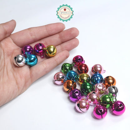 ANEKA - [5PCS] Lonceng UFO Warna / Lonceng Kuningan / Kerincingan / Kelintingan Warna Warni