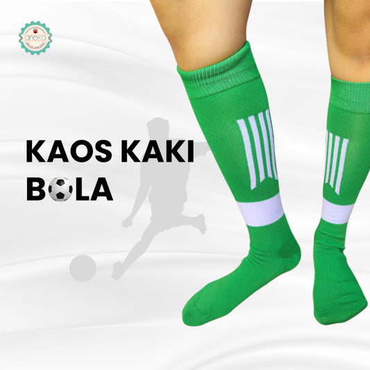 KATALOG – Kaos Kaki Bola Stripe Panjang Selutut / Tebal & Nyaman / Kaos Kaki Futsal Sport Premium Anti-Slip / Pria & Wanita Dewasa
