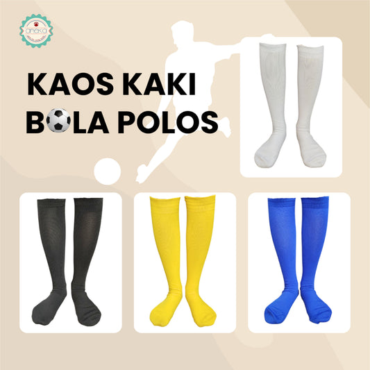 KATALOG - Kaos Kaki Bola Polos Panjang Selutut Tebal / Kaos Kaki Futsal Sport Premium / Dewasa Pria Wanita