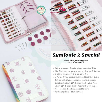 KNITPRO - Symfonie 2 Special Interchangeable Needle Sets  / Alat Rajut Knitting
