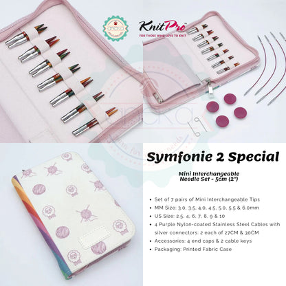 KNITPRO - Symfonie 2 Special Interchangeable Needle Sets  / Alat Rajut Knitting
