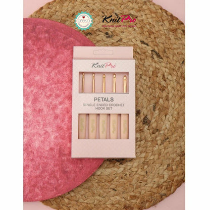 KNITPRO - Petals Single Ended Crochet Hook Set / Alat Rajut Hakpen
