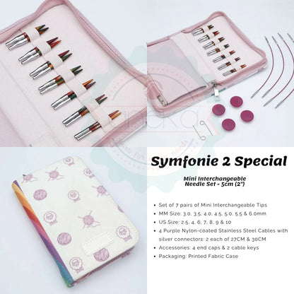 KNITPRO - Symfonie 2 Special Interchangeable Needle Sets  / Alat Rajut Knitting